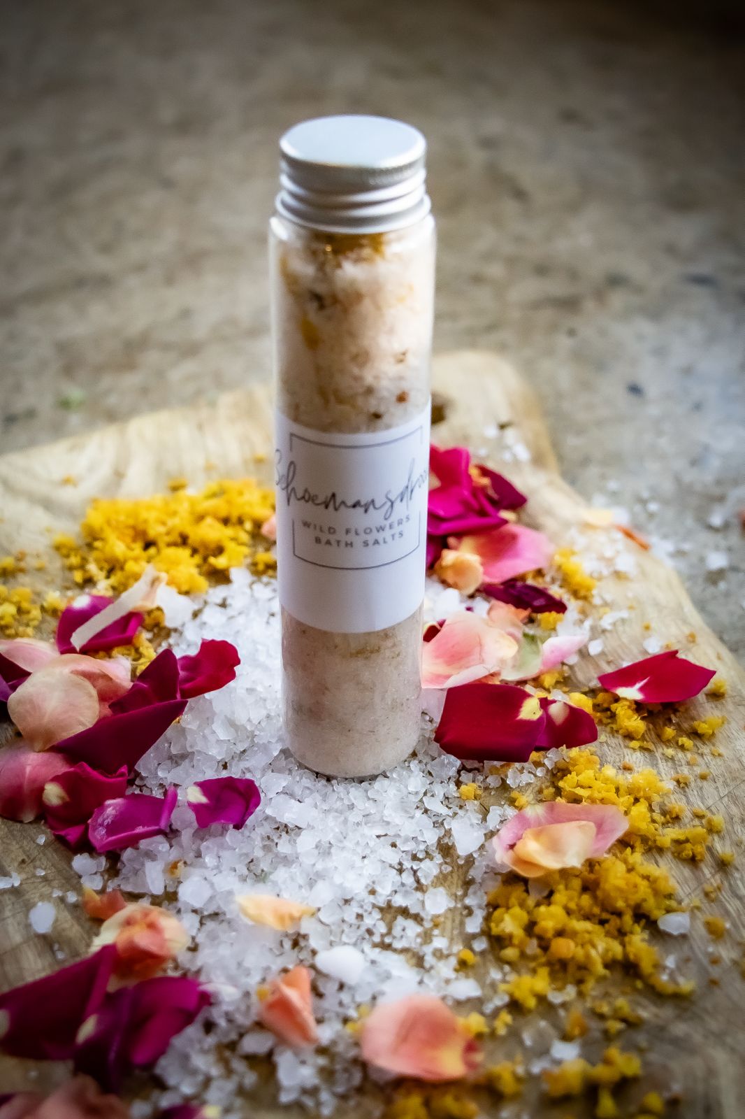 Exotic wild flower bath salts